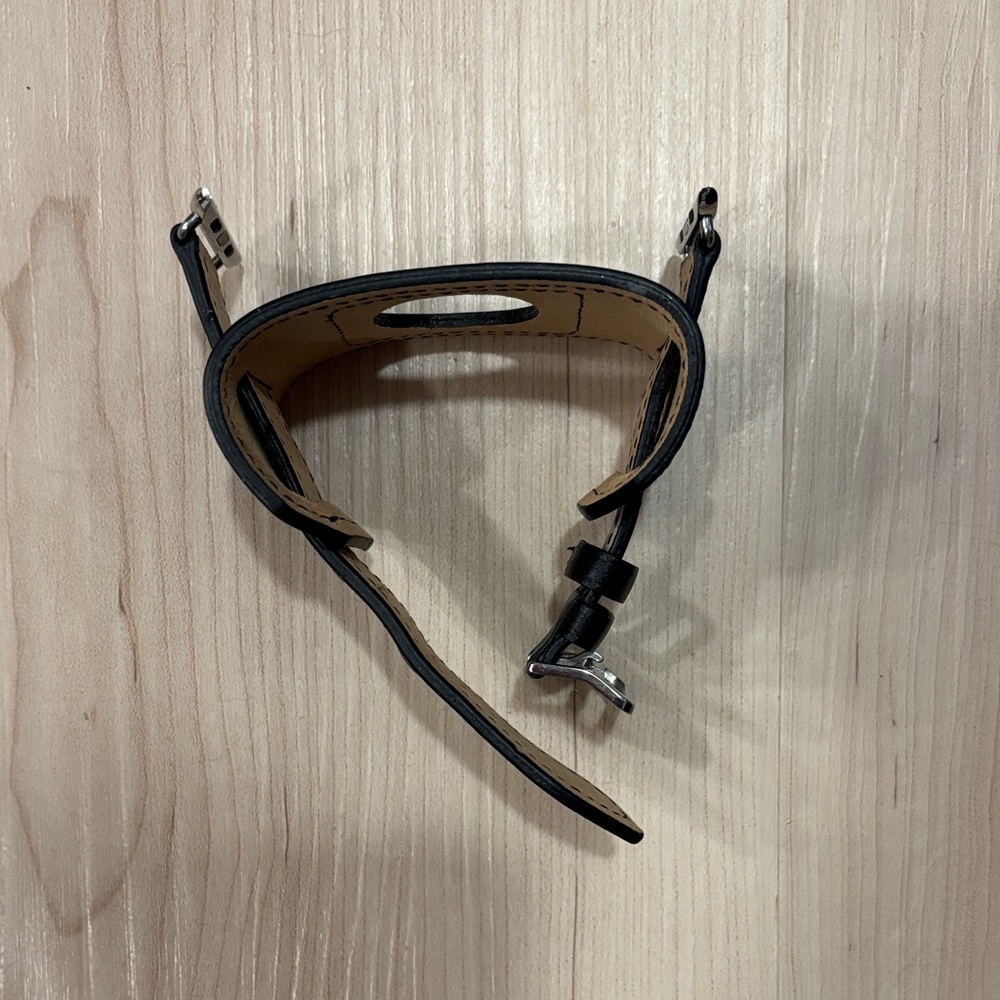 Black Leather Smartwatch Band - Picture 8 of 9